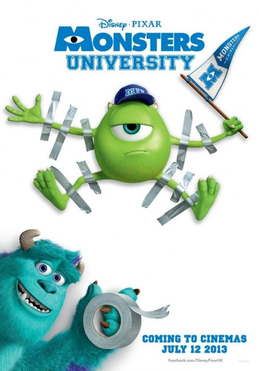 1000 piece jigsaw puzzle for the movie poster: Monsters University (2013) ver12