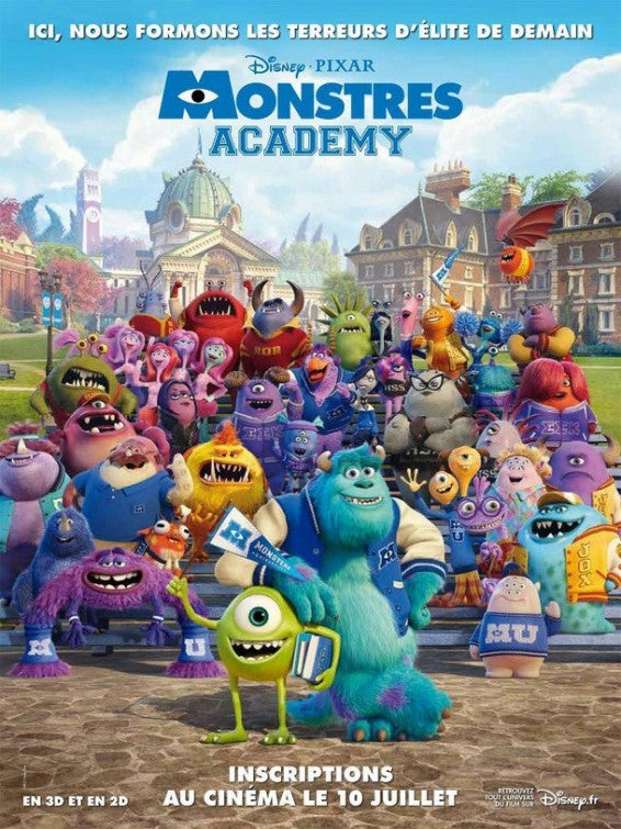 1000 piece jigsaw puzzle for the movie poster: Monsters University (2013) ver14