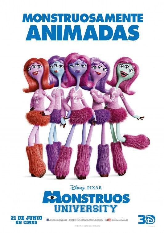 1000 piece jigsaw puzzle for the movie poster: Monsters University (2013) ver16