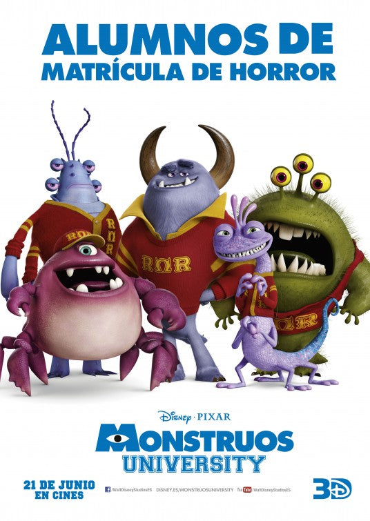 1000 piece jigsaw puzzle for the movie poster: Monsters University (2013) ver17