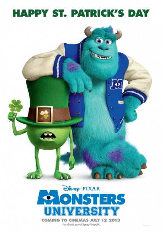 1000 piece jigsaw puzzle for the movie poster: Monsters University (2013) ver9