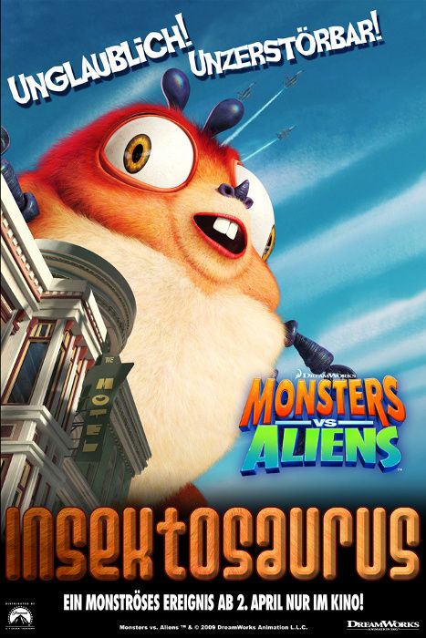 1000 piece jigsaw puzzle for the movie poster: Monsters vs. Aliens (2009) ver24