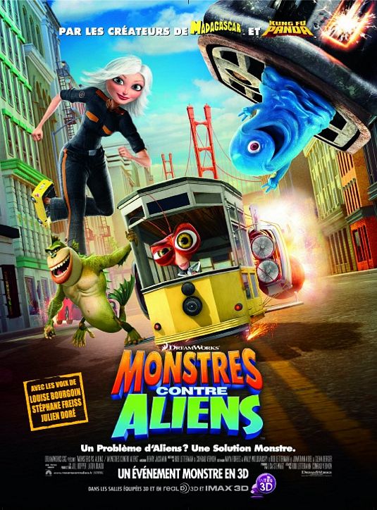 the movie poster: Monsters vs. Aliens (2009) ver9