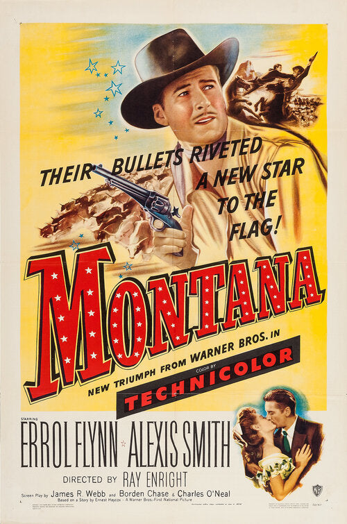 1000 piece jigsaw puzzle for the movie poster: Montana (1950)