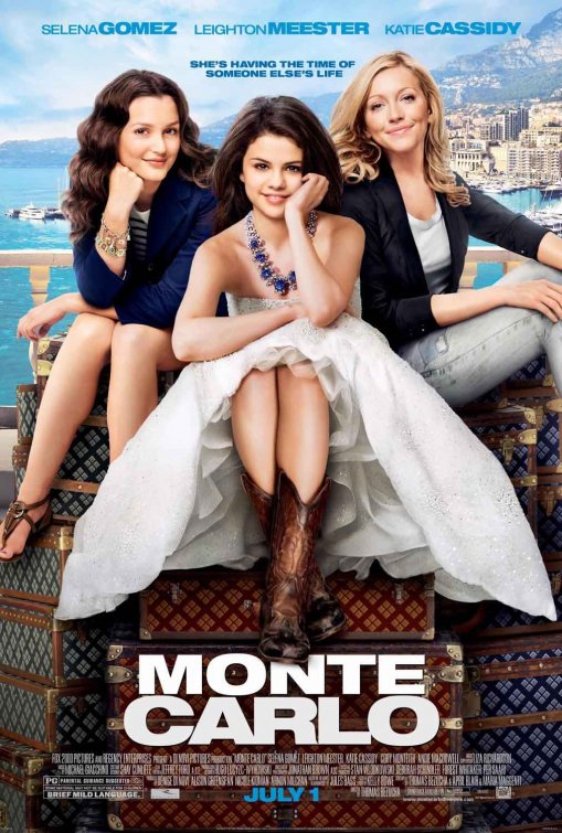 1000 piece jigsaw puzzle for the movie poster: Monte Carlo (2011)