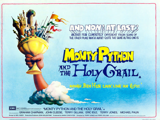 1000 piece jigsaw puzzle for the movie poster: Monty Python and the Holy Grail (1975) ver3