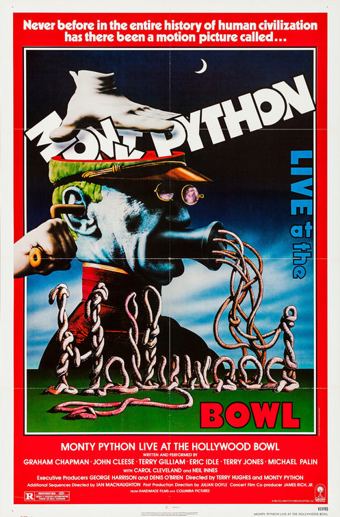 the movie poster: Monty Python Live at the Hollywood Bowl (1982)