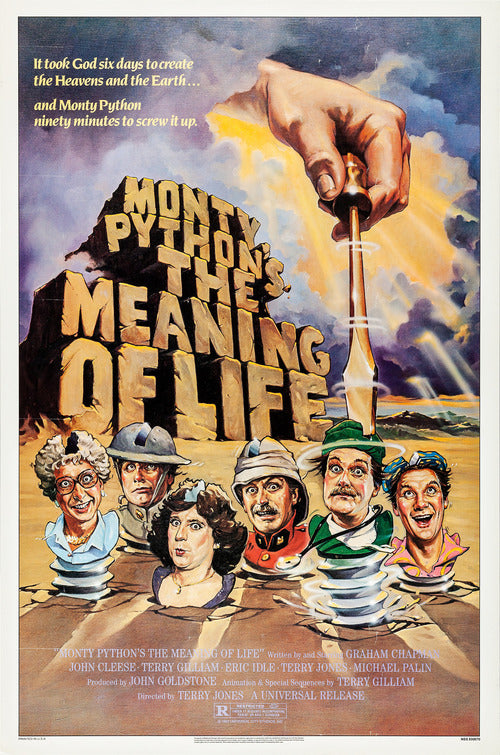 the movie poster: Monty Python's The Meaning of Life (1983)