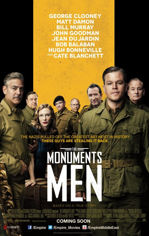 1000 piece jigsaw puzzle for the movie poster: The Monuments Men (2014) ver2
