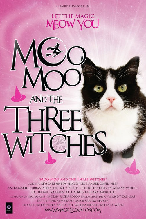 1000 piece jigsaw puzzle for the movie poster: Moo Moo and the Three Witches (2014)