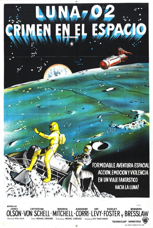 1000 piece jigsaw puzzle for the movie poster: Moon Zero Two (1970) ver5