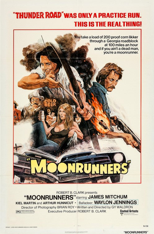 the movie poster: Moonrunners (1975)