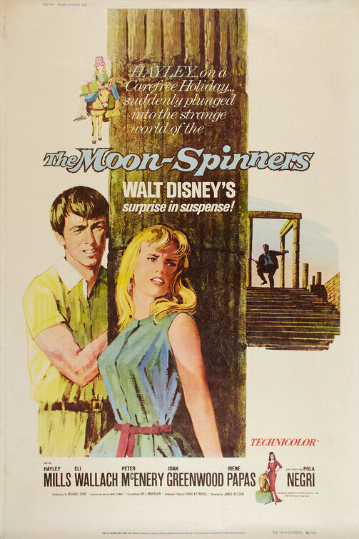 1000 piece jigsaw puzzle for the movie poster: The Moon-Spinners (1964)