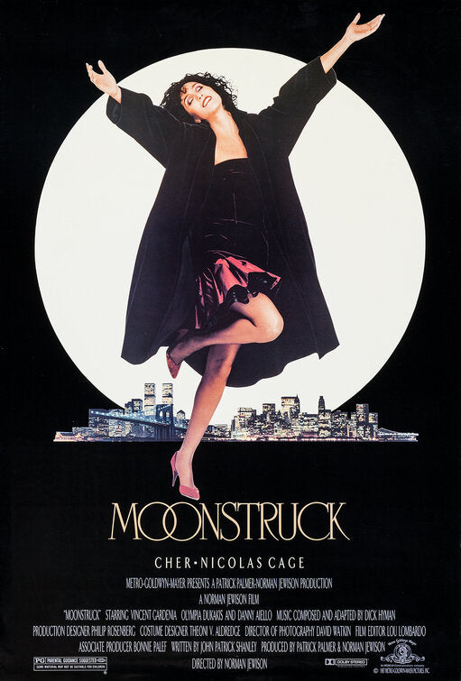 the movie poster: Moonstruck (1987)