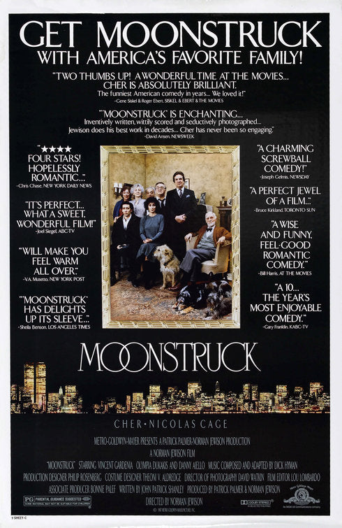 the movie poster: Moonstruck (1987) ver3