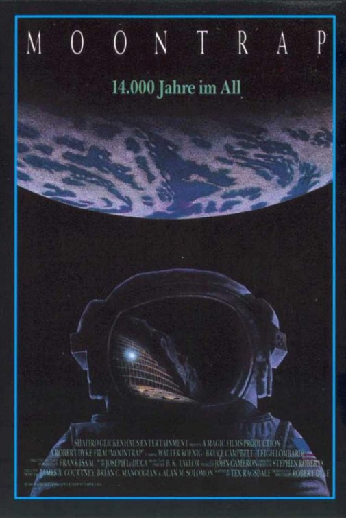 1000 piece jigsaw puzzle for the movie poster: Moontrap (1989)