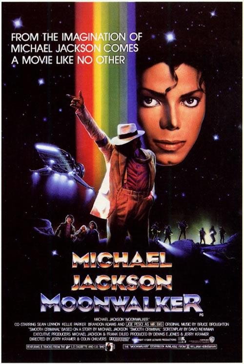 1000 piece jigsaw puzzle for the movie poster: Moonwalker (1988)
