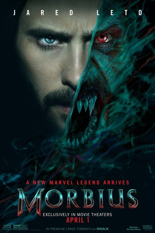 1000 piece jigsaw puzzle for the movie poster: Morbius (2022)