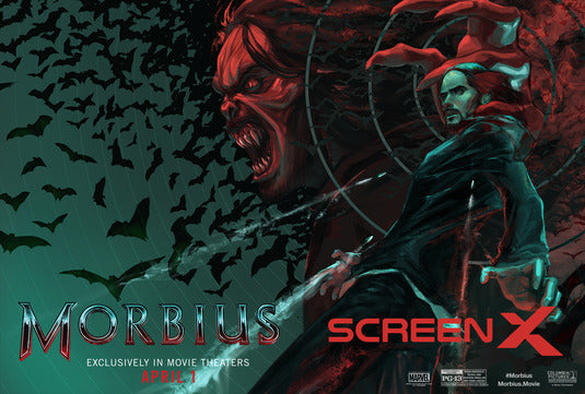 1000 piece jigsaw puzzle for the movie poster: Morbius (2022) ver6