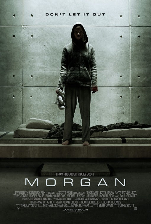 1000 piece jigsaw puzzle for the movie poster: Morgan (2016)