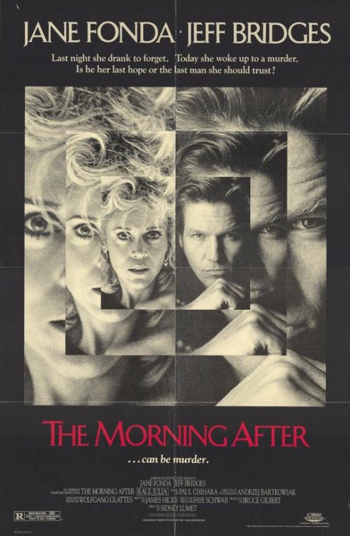 1000 piece jigsaw puzzle for the movie poster: The Morning After (1986)