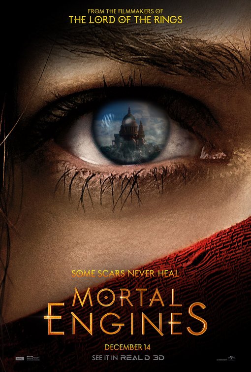 1000 piece jigsaw puzzle for the movie poster: Mortal Engines (2018) ver9