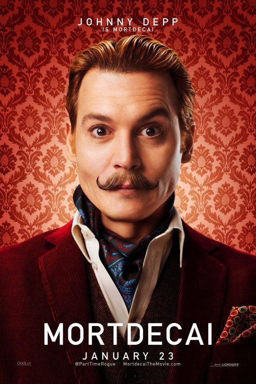 1000 piece jigsaw puzzle for the movie poster: Mortdecai (2015) ver2
