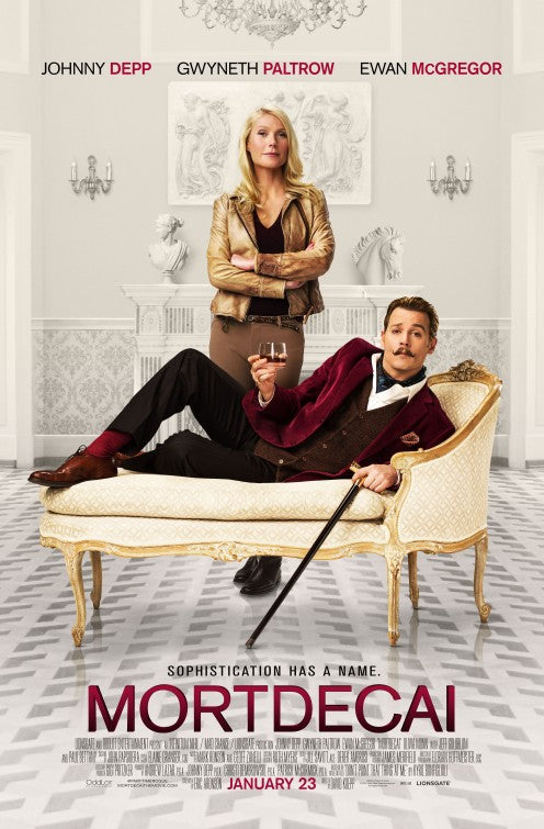 1000 piece jigsaw puzzle for the movie poster: Mortdecai (2015) ver6