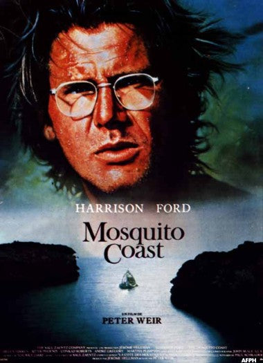 the movie poster: The Mosquito Coast (1986) ver2