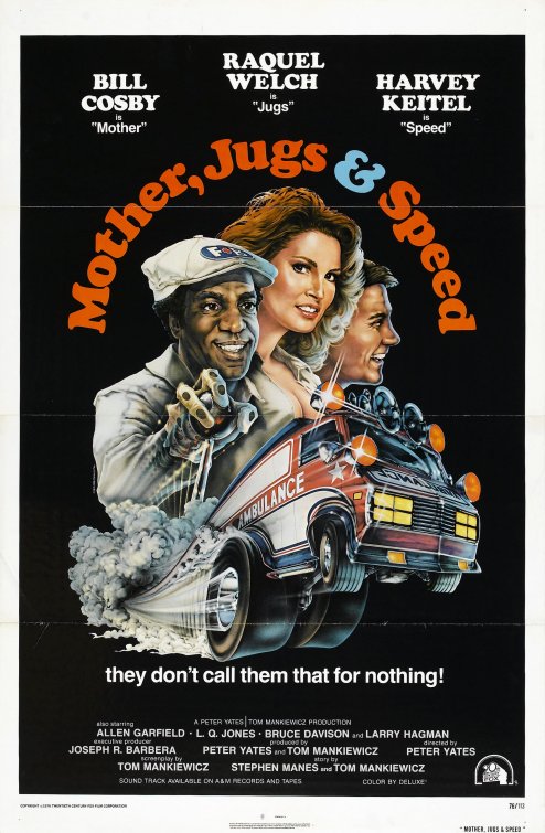 1000 piece jigsaw puzzle for the movie poster: Mother, Jugs, & Speed (1976)