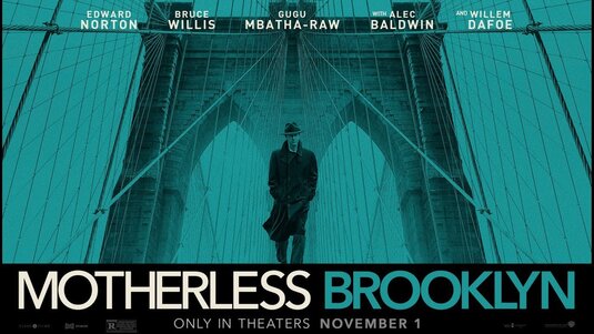 1000 piece jigsaw puzzle for the movie poster: Motherless Brooklyn (2019)