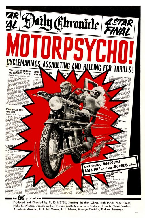 the movie poster: Motor Psycho (1965)