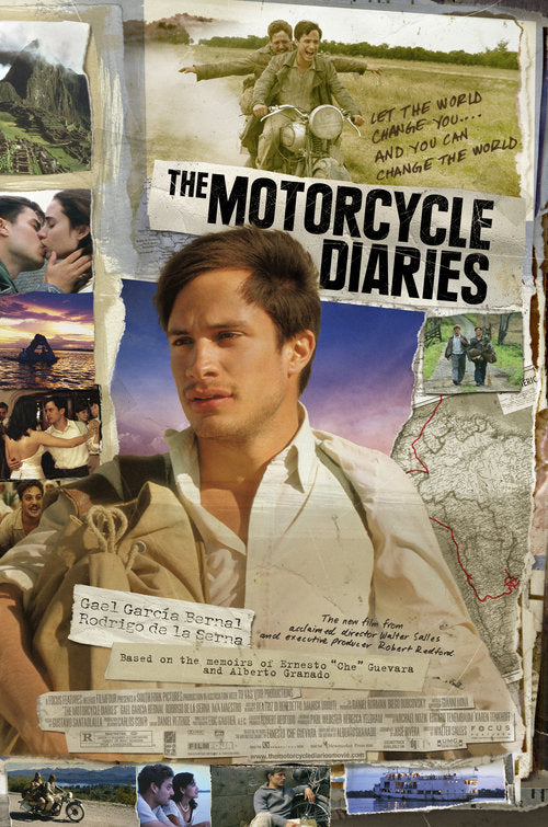 the movie poster: The Motorcycle Diaries (2004)