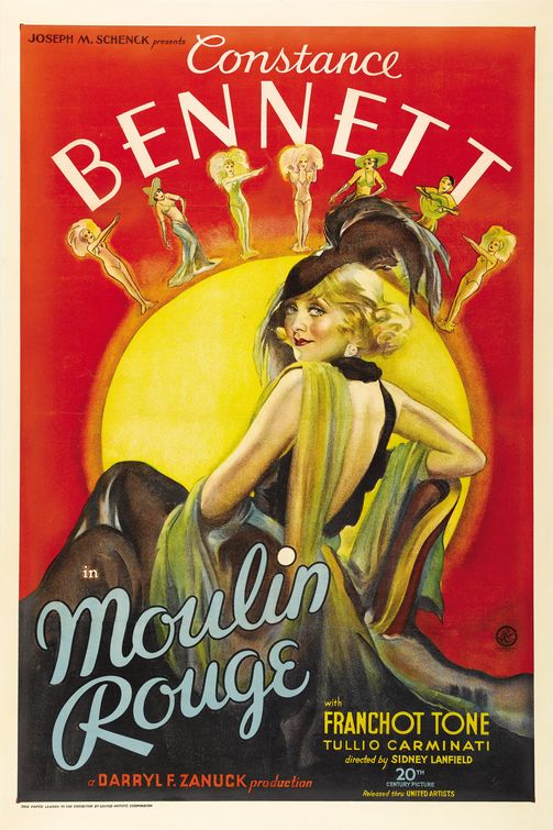 the movie poster: Moulin Rouge (1934)