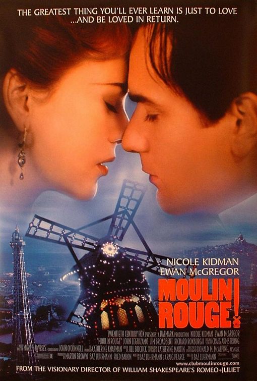 the movie poster: Moulin Rouge (2001) ver7