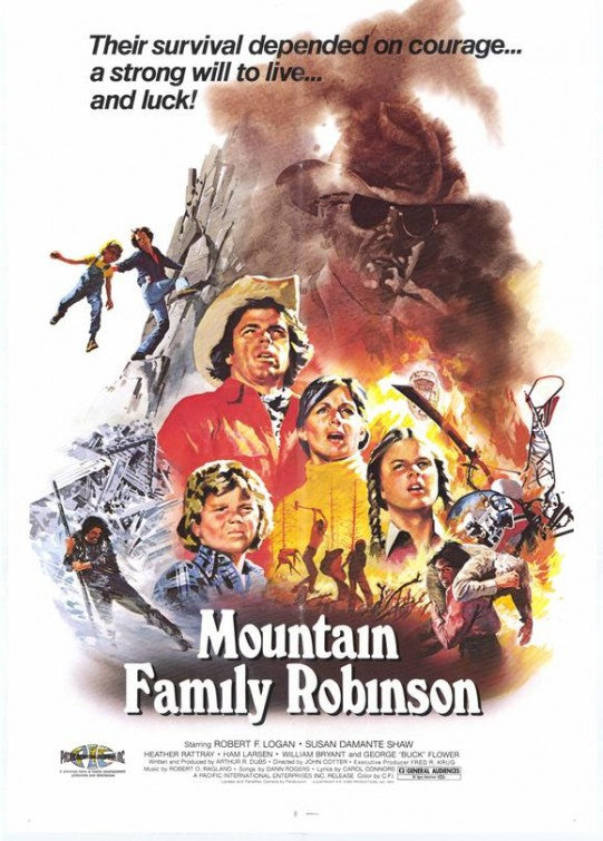 1000 piece jigsaw puzzle for the movie poster: Mountain Family Robinson (1979)