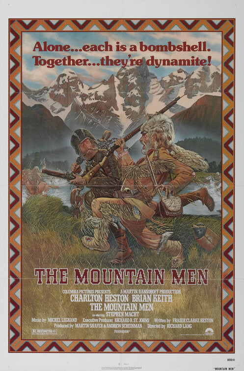the movie poster: The Mountain Men (1980)