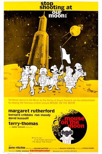 the movie poster: The Mouse on the Moon (1963)