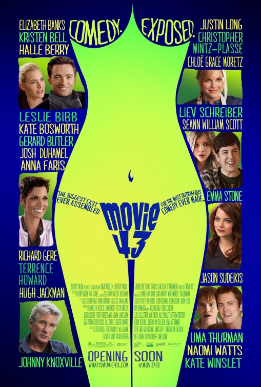 1000 piece jigsaw puzzle for the movie poster: Movie 43 (2013)