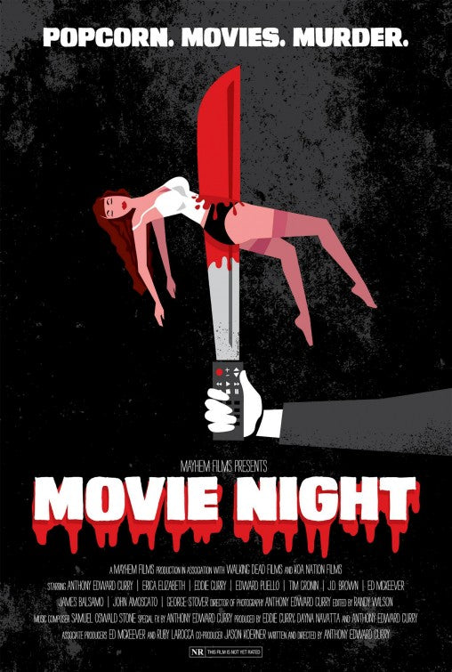 1000 piece jigsaw puzzle for the movie poster: Movie Night (2013)