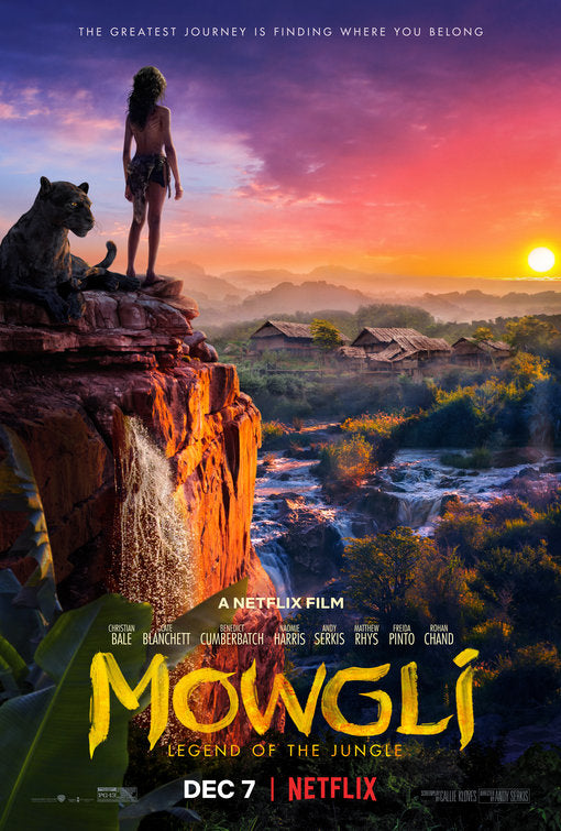 1000 piece jigsaw puzzle for the movie poster: Mowgli (2018) ver2