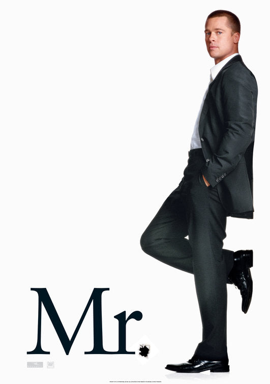 the movie poster: Mr. & Mrs. Smith (2005) ver1