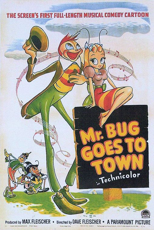 the movie poster: Mr. Bug Goes to Town (1941)