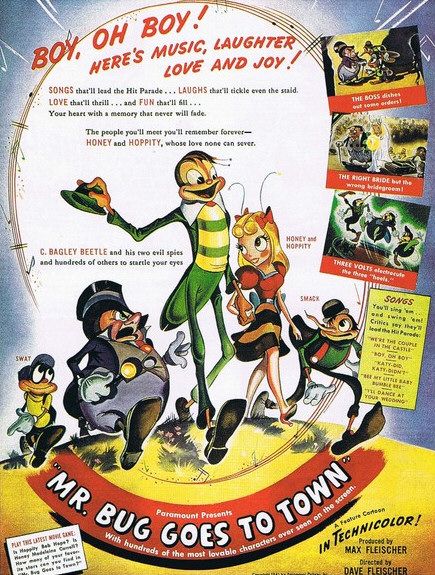 the movie poster: Mr. Bug Goes to Town (1941) ver2