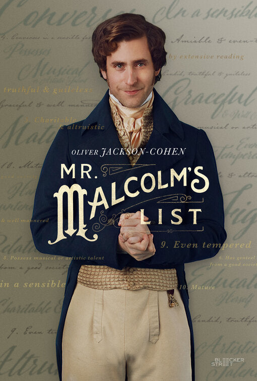 1000 piece jigsaw puzzle for the movie poster: Mr. Malcolm's List (2022) ver7
