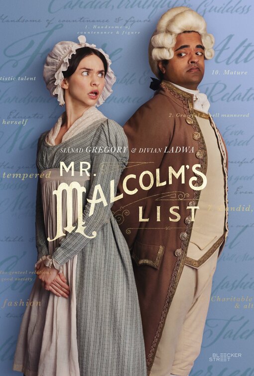 1000 piece jigsaw puzzle for the movie poster: Mr. Malcolm's List (2022) ver8
