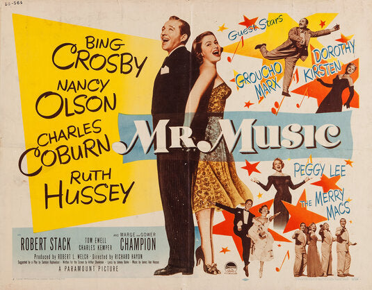 1000 piece jigsaw puzzle for the movie poster: Mr. Music (1950)