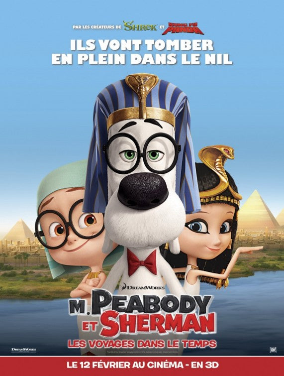 1000 piece jigsaw puzzle for the movie poster: Mr. Peabody & Sherman (2014) ver10