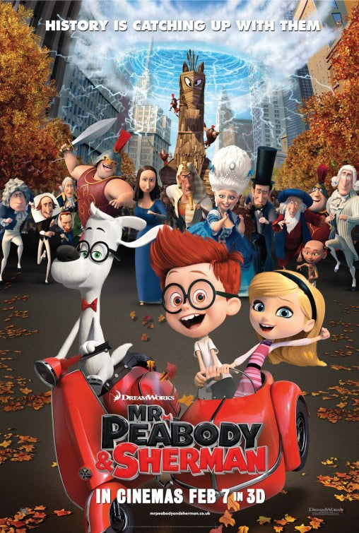 1000 piece jigsaw puzzle for the movie poster: Mr. Peabody & Sherman (2014) ver11