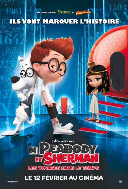 1000 piece jigsaw puzzle for the movie poster: Mr. Peabody & Sherman (2014) ver14